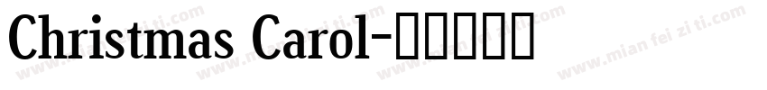 Christmas Carol字体转换